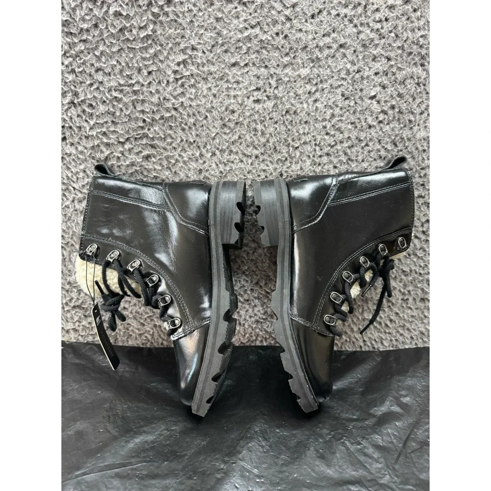 Sorel‎ Lennox Lace Cozy  WP Flat Ankle Boot Womens Size 8